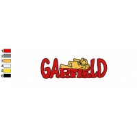 Garfield Embroidery Design 2